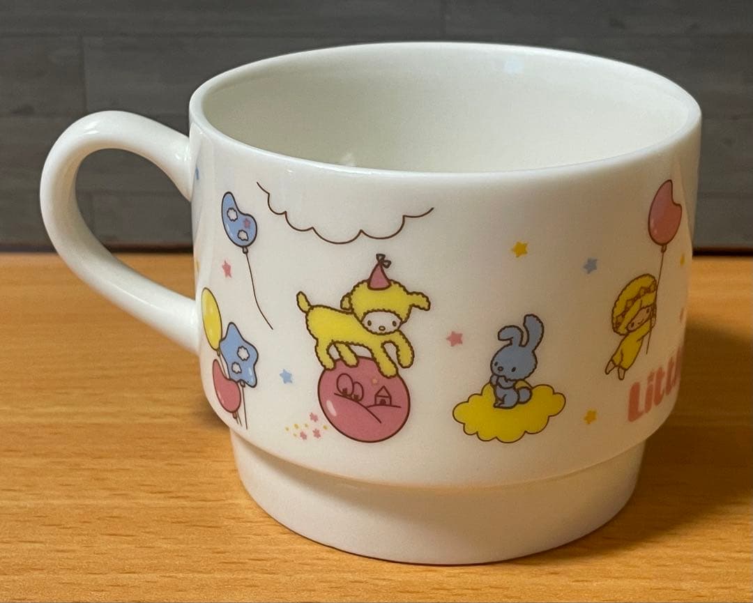 ロメ箱　キキララ丼スプーン付きタンブラーグラス持ち手付きマグカップ星柄マグカップ