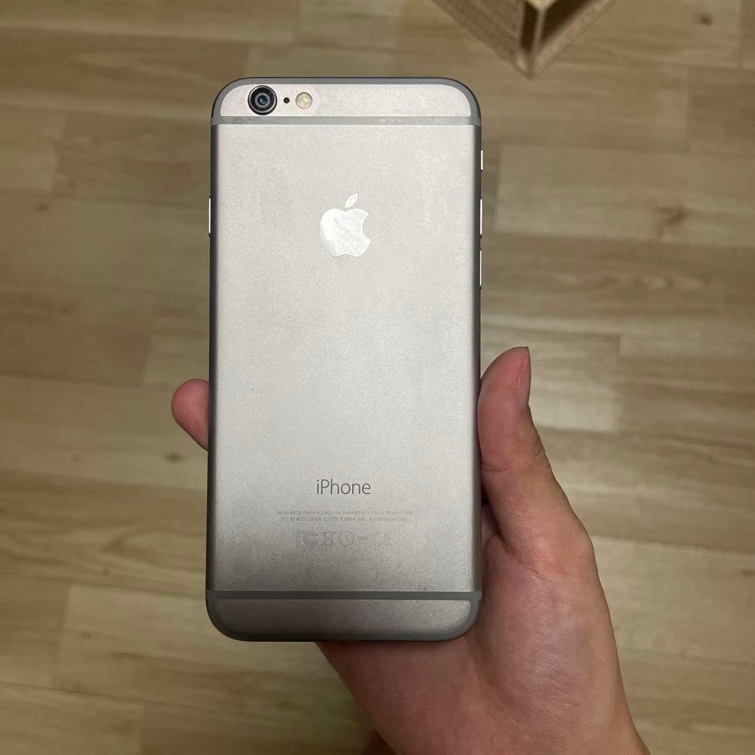 【バッテリー100%】iPhone6 スペースグレイ 64G Apple