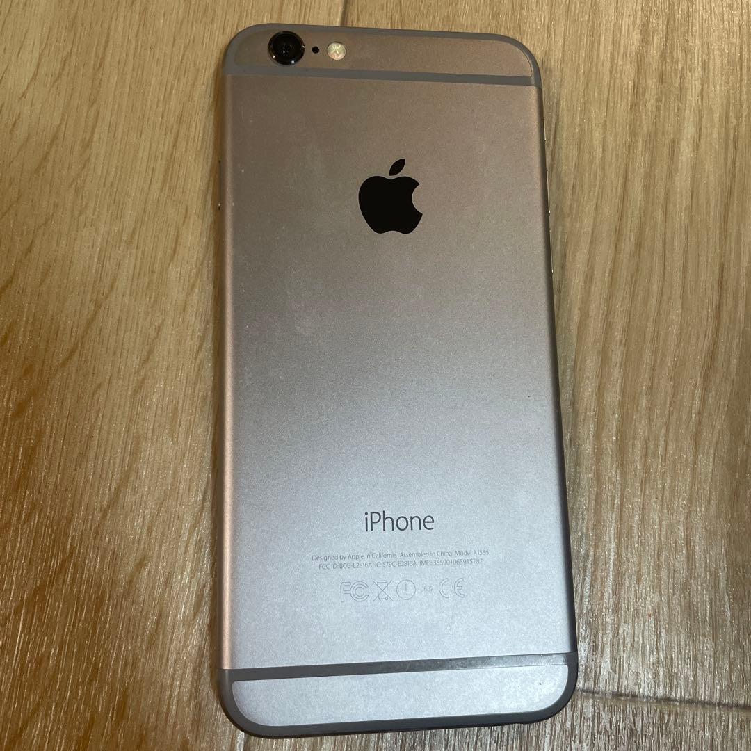 【バッテリー100%】iPhone6 スペースグレイ 64G Apple