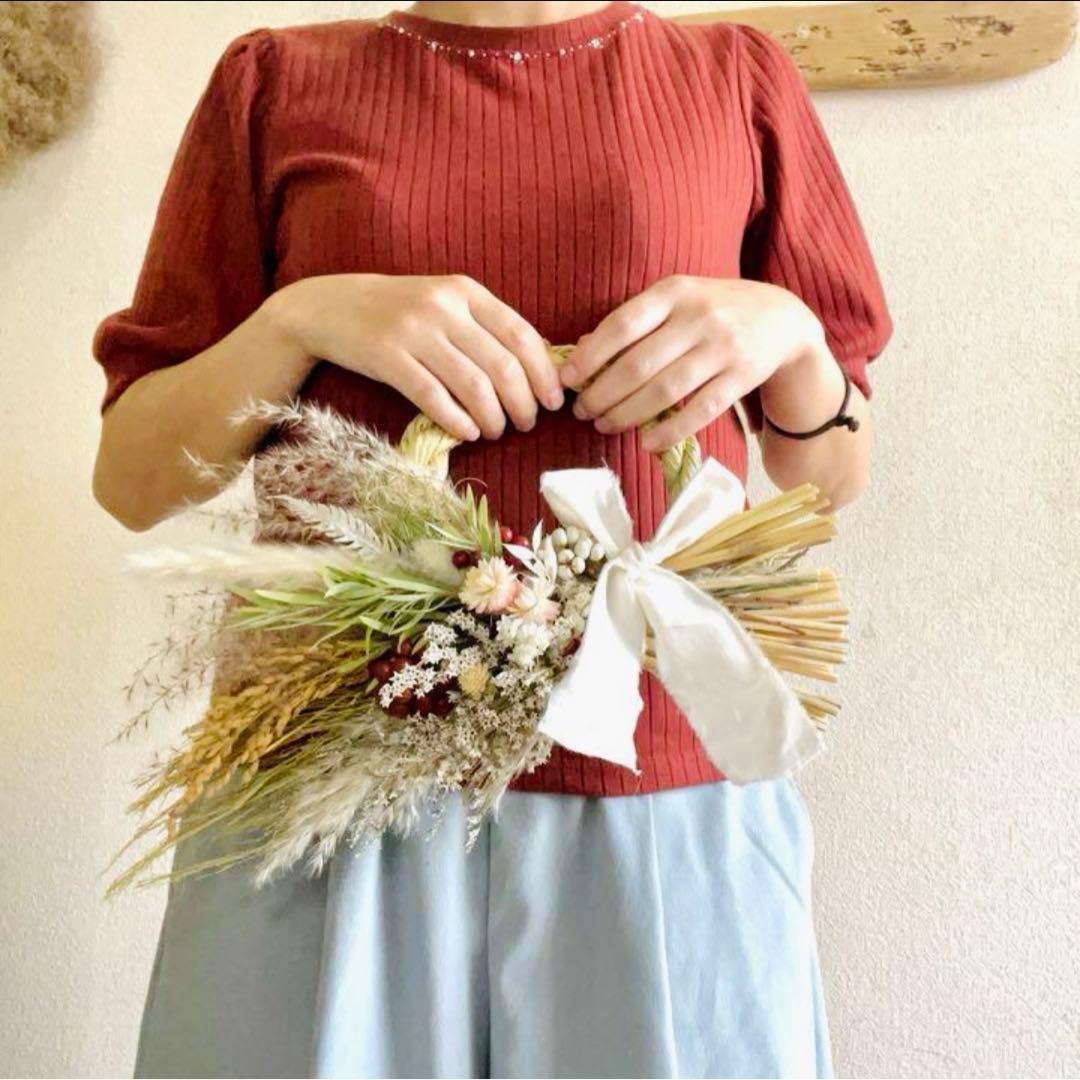 和装リースブーケ　ブーケ　ブートニア