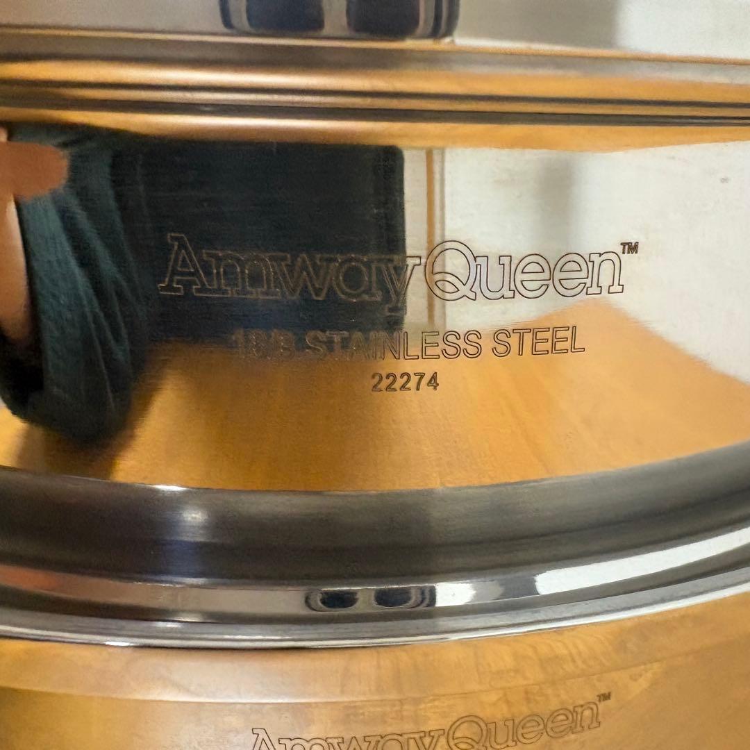 Amway Queen ステンレス鍋セット 3個
