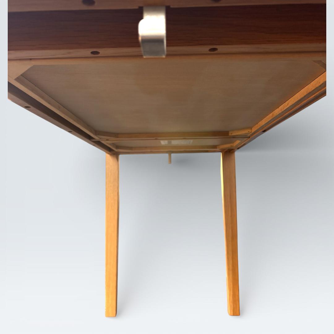 無印良品 無垢材デスク オーク材 引出付 廃盤 110cm 天然木 学習机