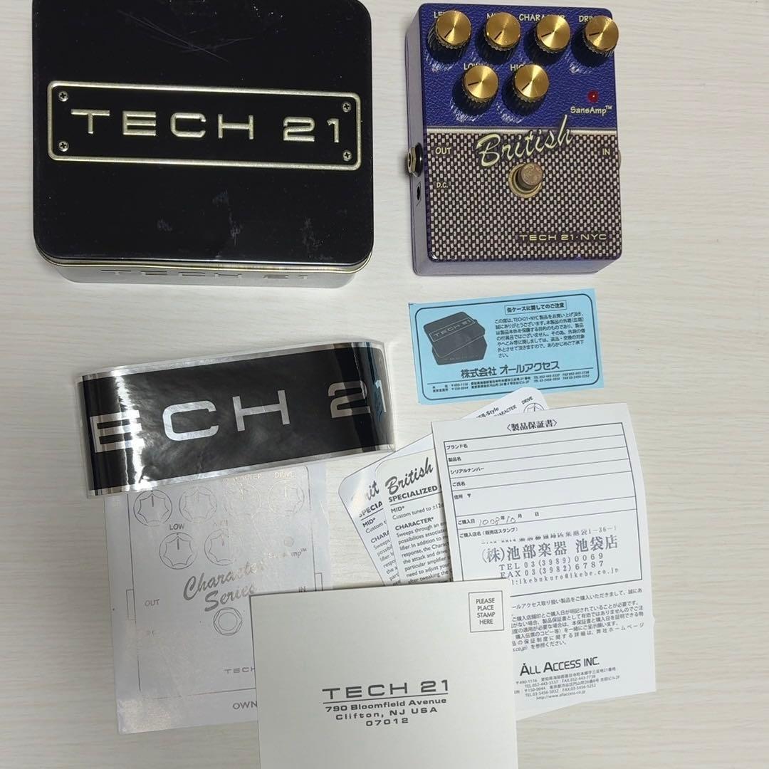 TECH 21 NYC British ギターエフェクター