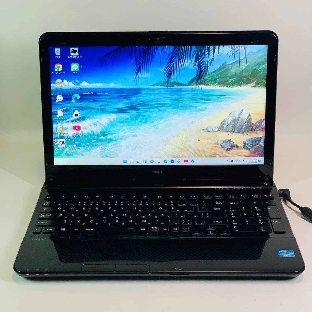 Core i5✨カメラ✨SSD✨メモリ16GB✨NEC✨オフィス✨ノートパソコン