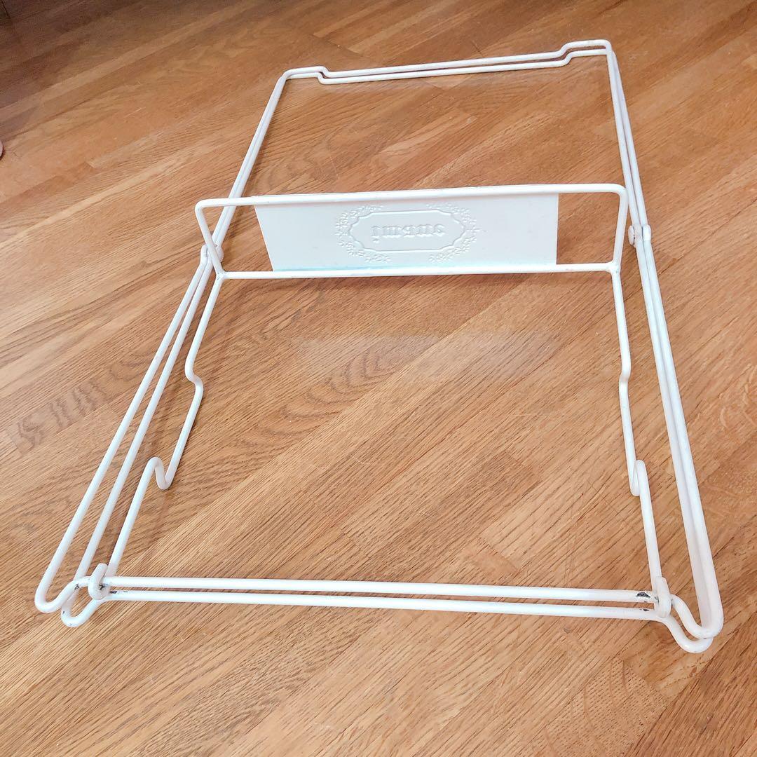 未使用 イマン ゴミ袋ラックimane刻印プレート ゴミ箱/マニー 無印 イケヤ