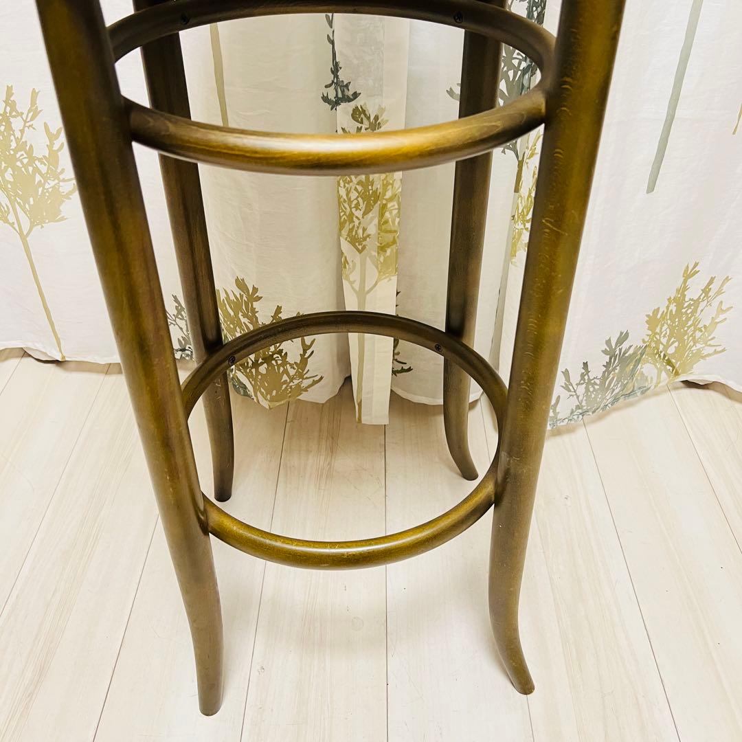 【秋田木工】　ベントウッドチェアー　曲木　ハイチェア