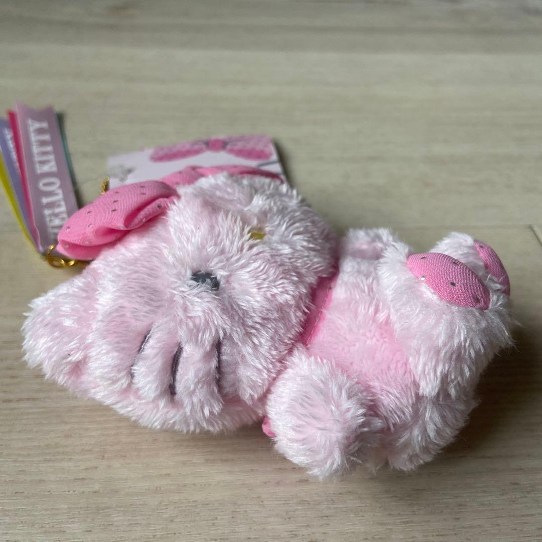 サンリオハローキティ マスコットキーホルダーストラップ春ピンク激レア平成レトロ