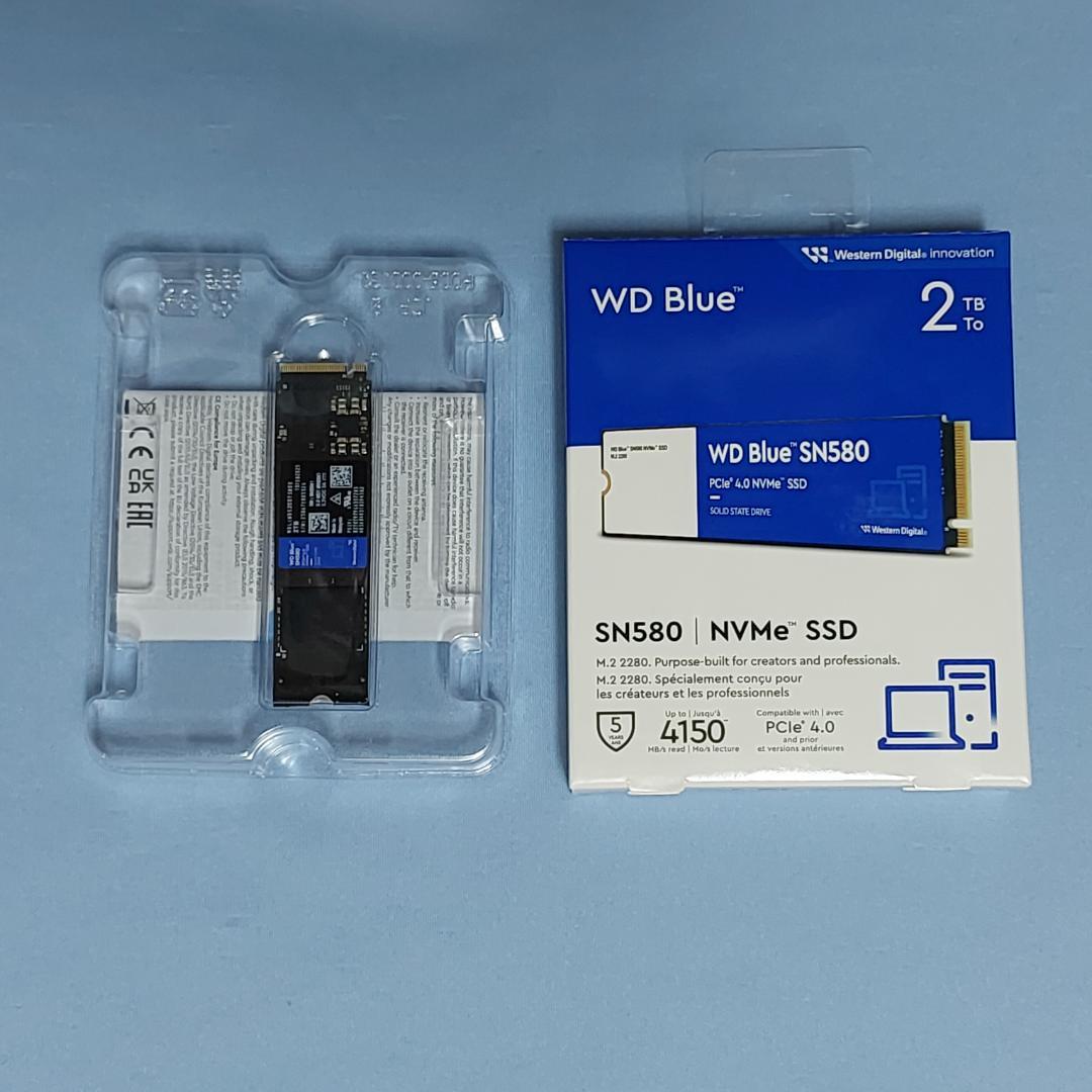 WD Blue SN580 NVMe SSD 2TB WDS200T3B0E ①