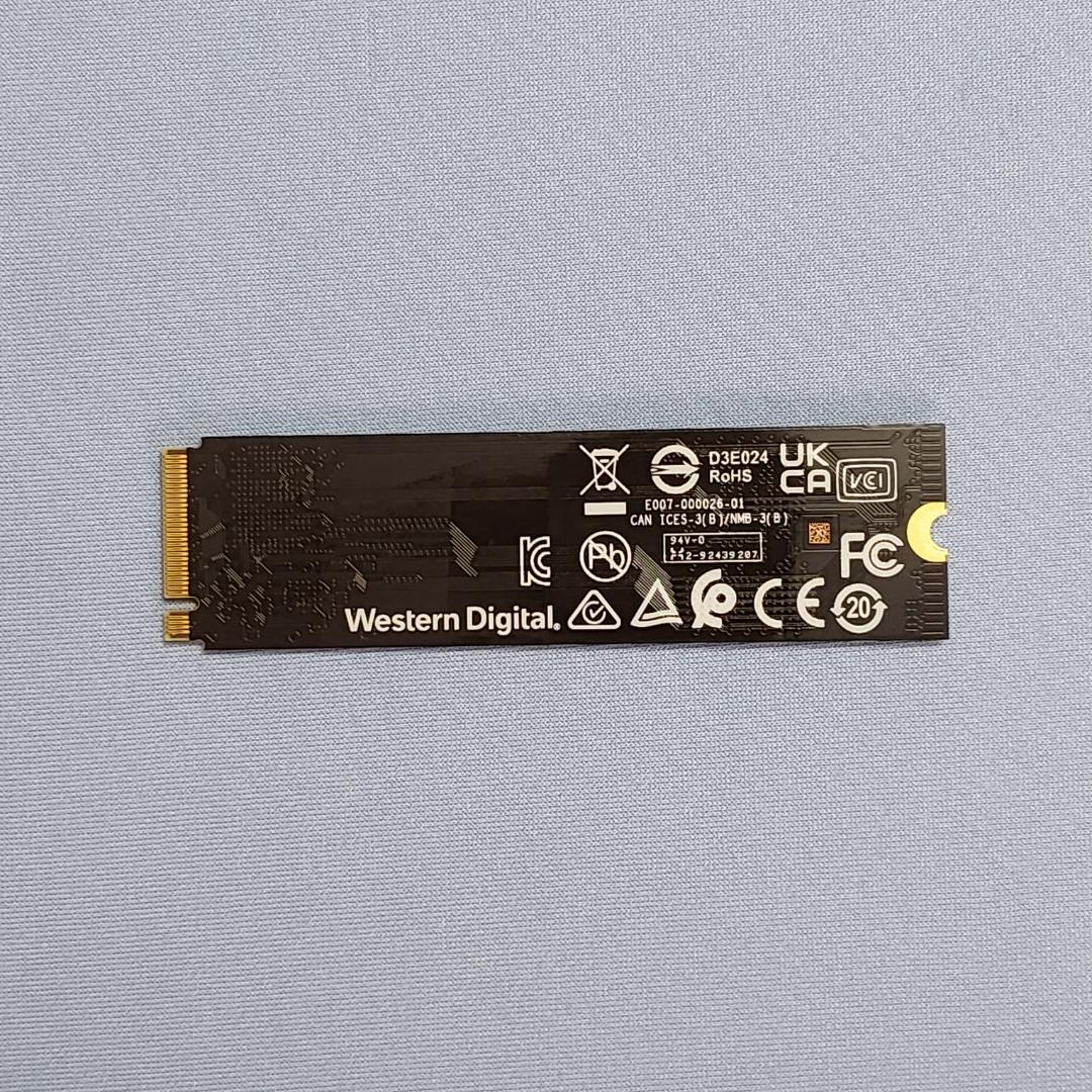 WD Blue SN580 NVMe SSD 2TB WDS200T3B0E ①