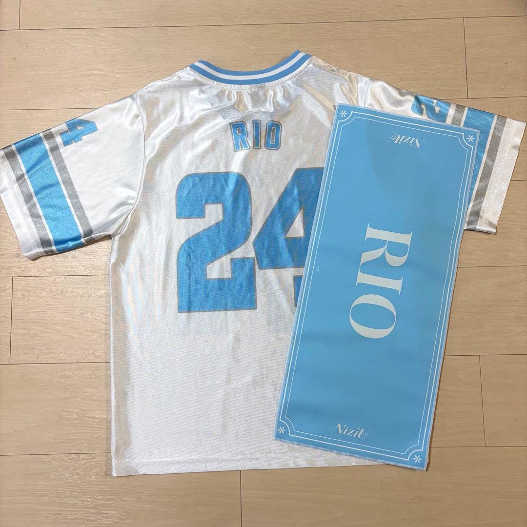 NiziU RIO ユニフォーム スローガン トレカ付き