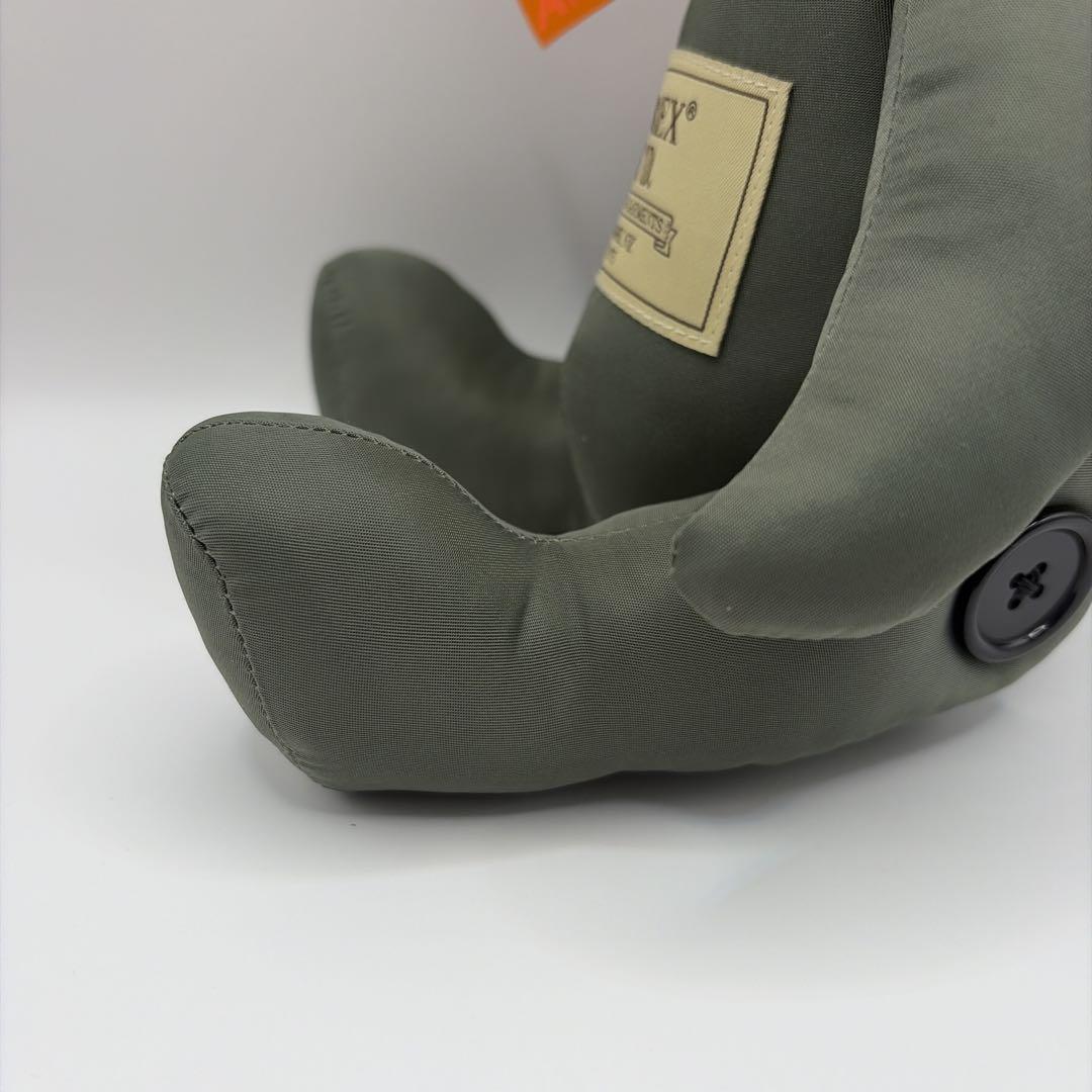 【非売品】AVIREX テディベア50周年記念（カーキ） オレンジリボン