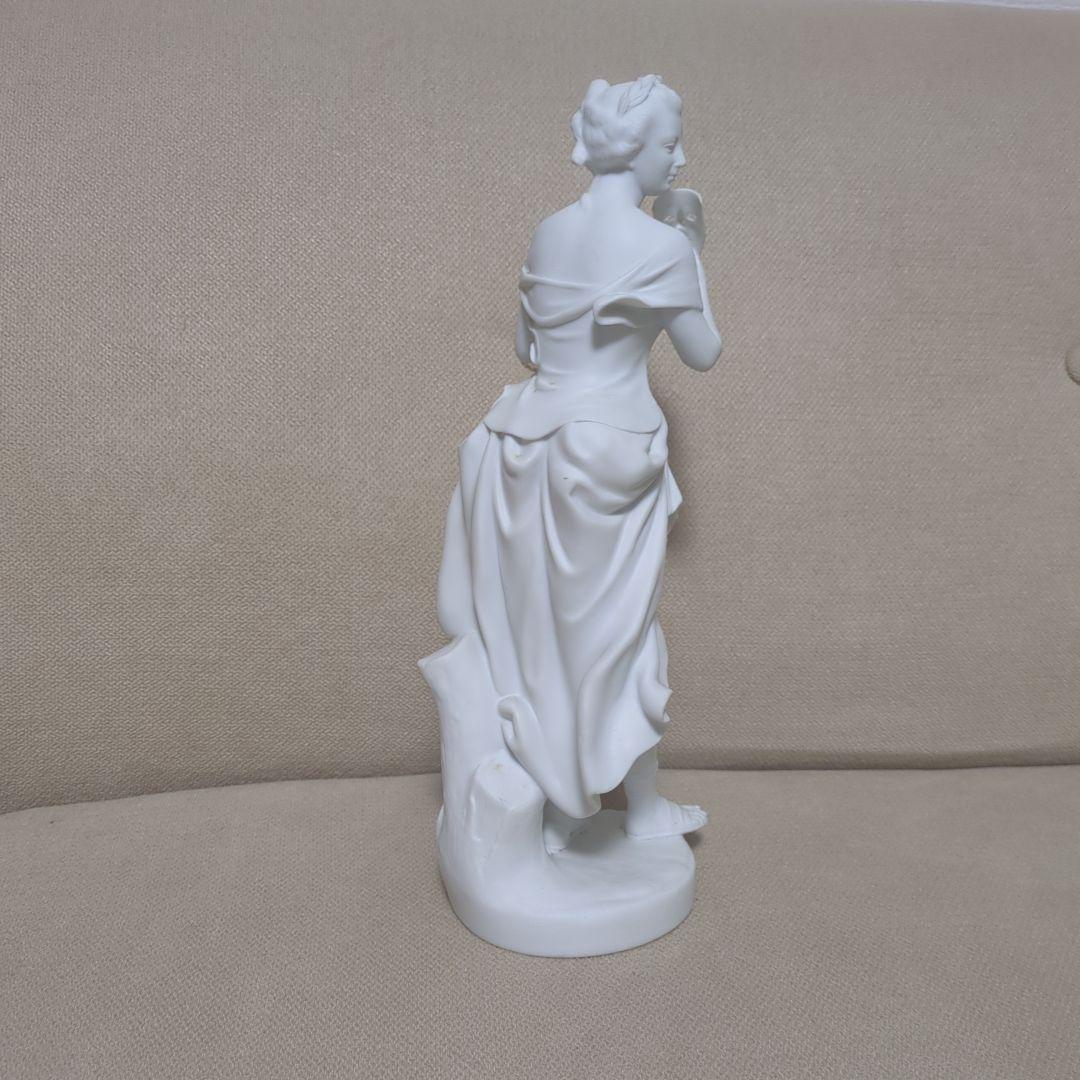 綺麗な女性像 陶器彫刻 約30cm