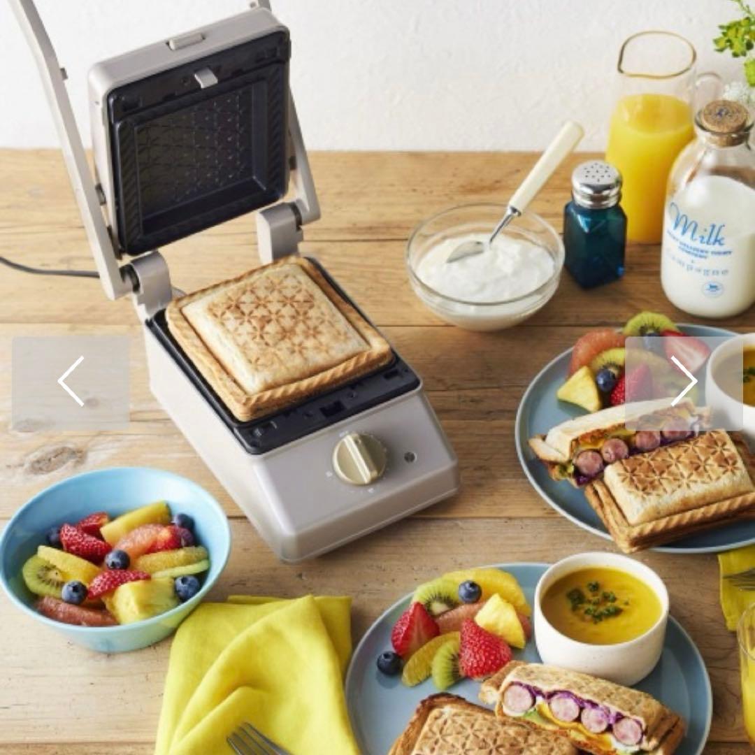 BRUNO ホットサンドメーカー レッド