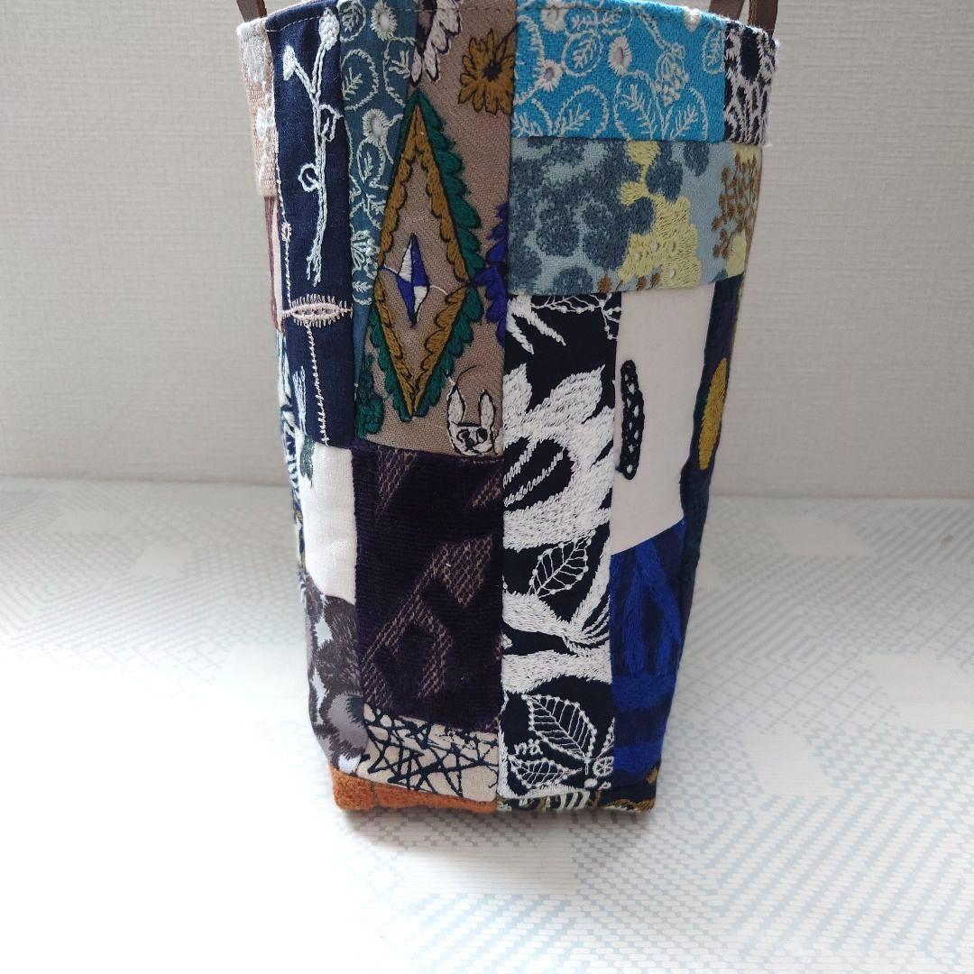 ミナペルホネン　両面パッチワーク　トートバッグ