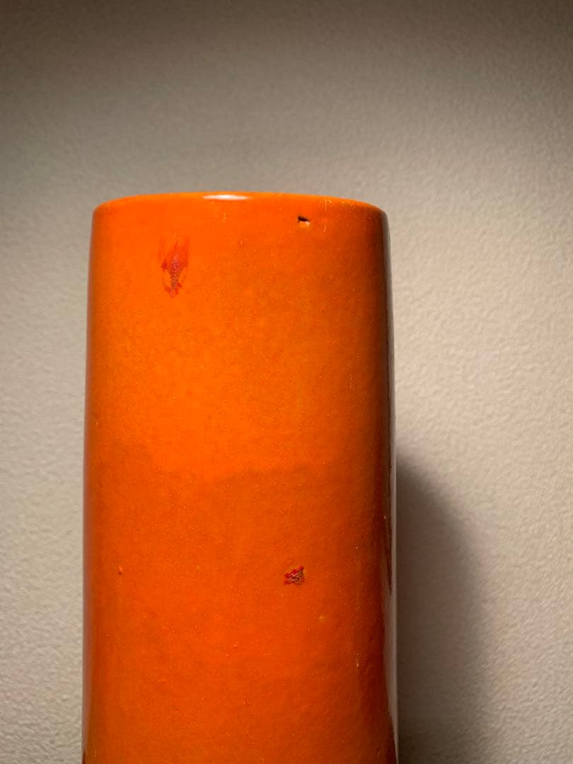 超希少 岡本太郎 作 「あかり」 フラワーベース 花器 1970年 印アリ 共箱