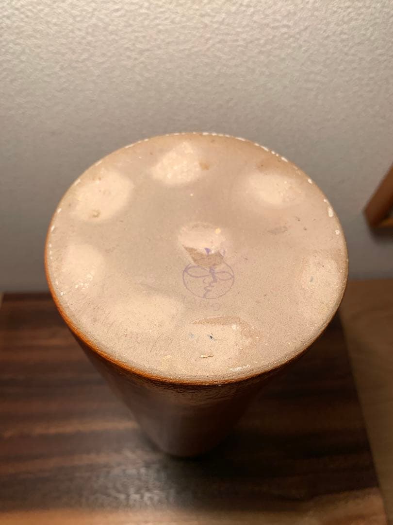 超希少 岡本太郎 作 「あかり」 フラワーベース 花器 1970年 印アリ 共箱