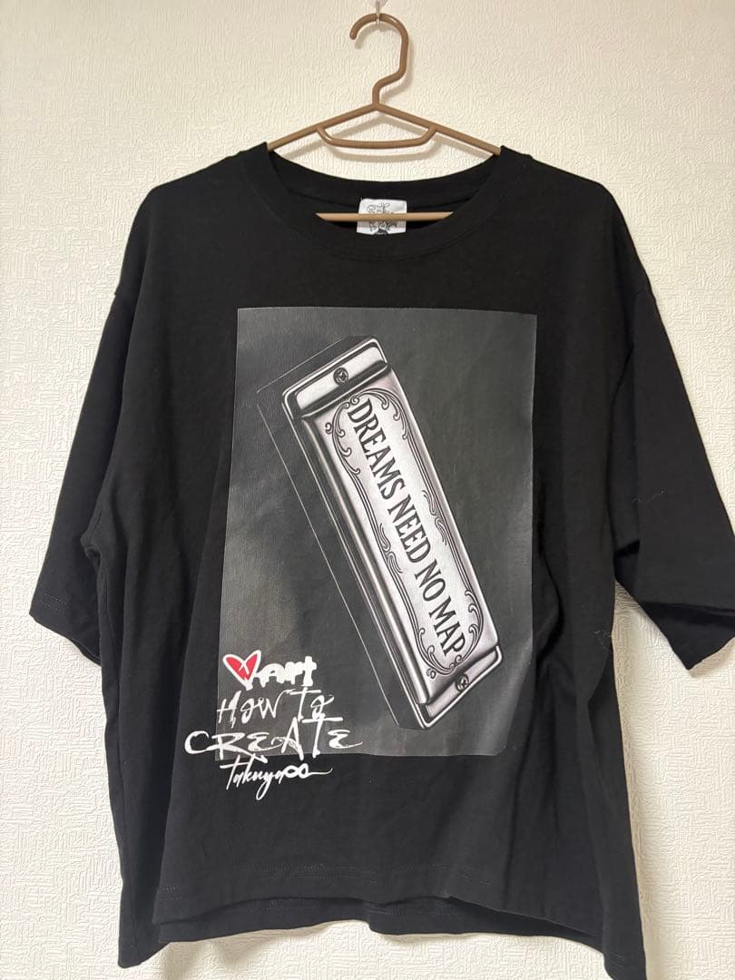 UVERworld 【TAKUYA∞の創り方】ハーモニカTシャツ/ブラック