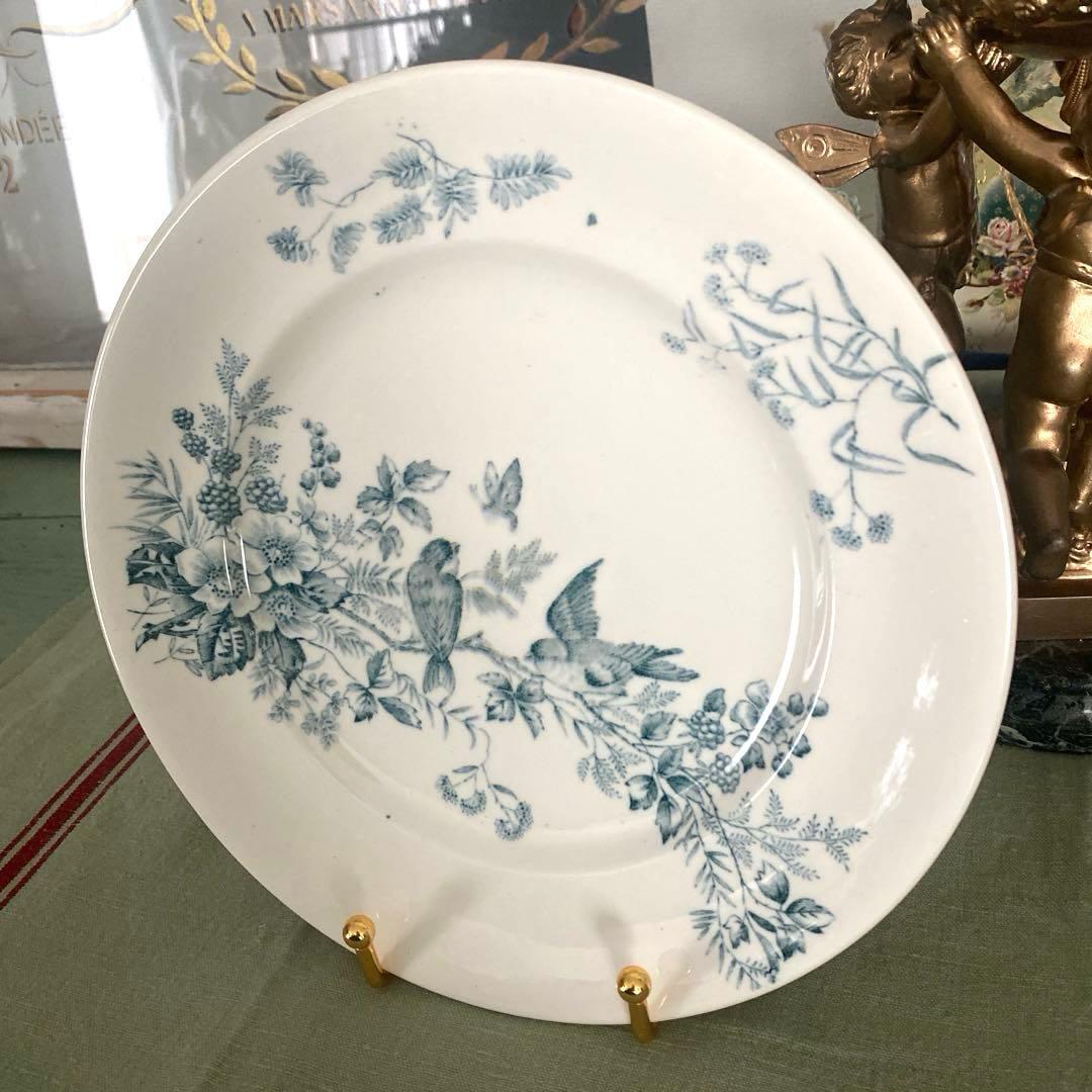 ロンウィ ミニョン Longwy mignon プレートツバメ　小鳥　鳥【B】