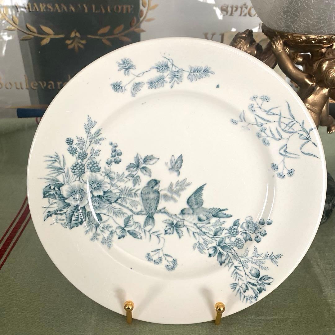 ロンウィ ミニョン Longwy mignon プレートツバメ　小鳥　鳥【B】
