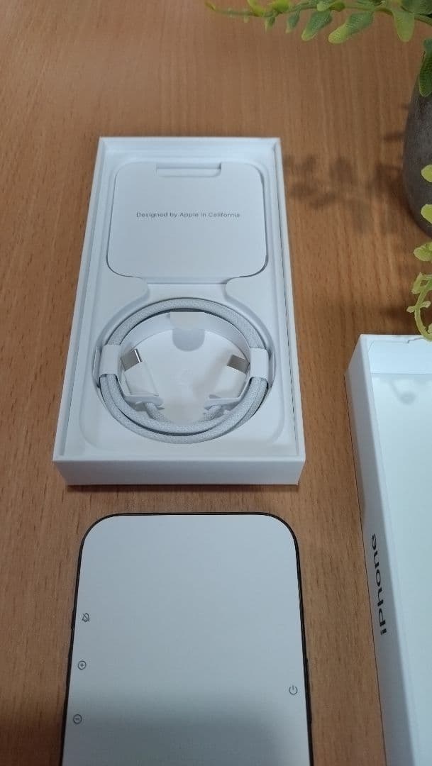 Apple iPhone 15 ブラック 充電ケーブル付気　新品　SIMフリー