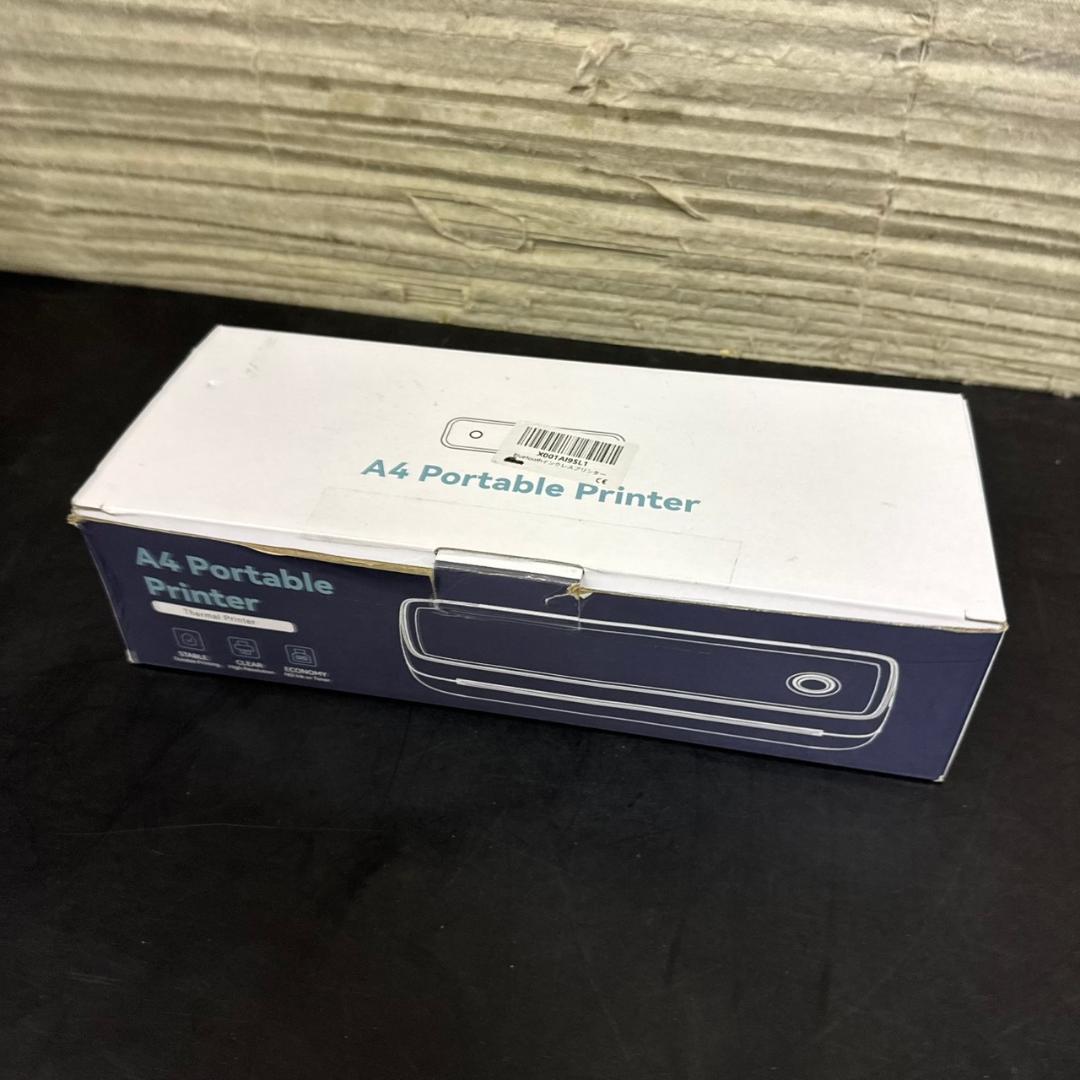 ☆美品　A4 サーマルプリンター　A80　Bluetoothポータブルプリンター