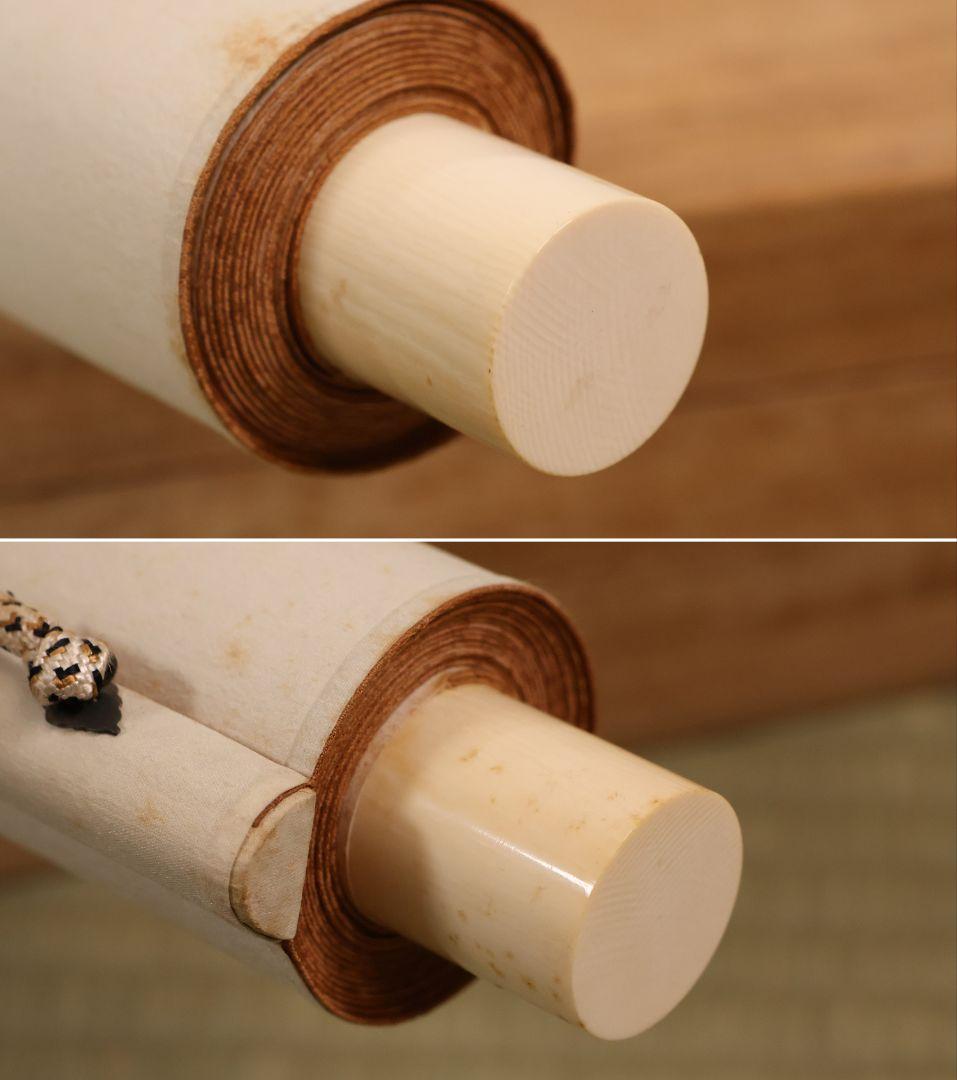 【模写】日本画 彩色 大木豊平「日蓮上人・白猿図」紙本 掛軸 大幅 MA553