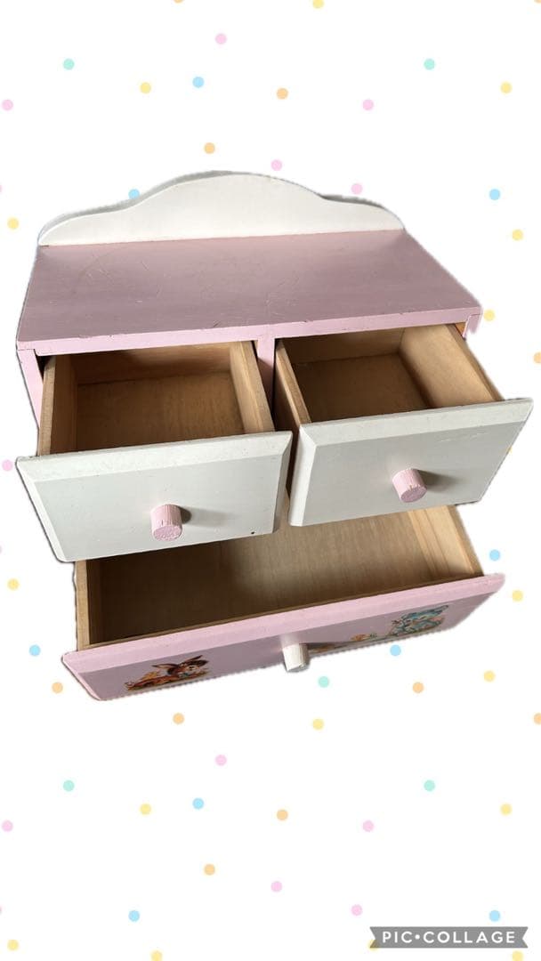 うさまるページ　デカール付き小引き出し
