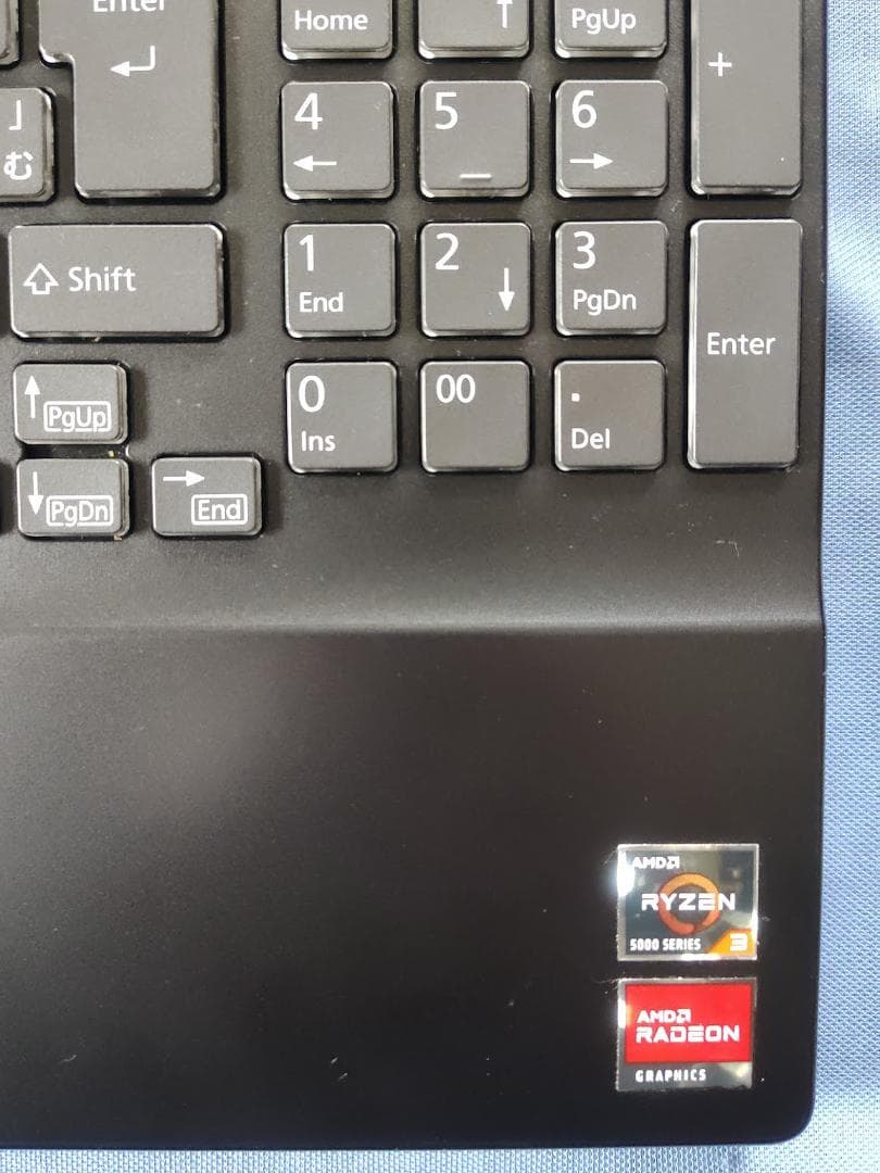 Windowsノート本体 AH43/F3 Ryzen3 5300U/512GB/8G/DVD/Office