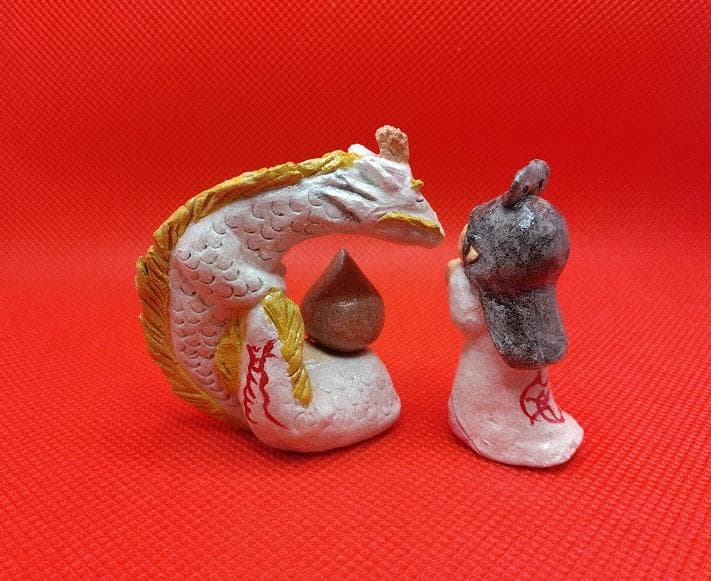 瀬織津姫＆白龍　　ちっちゃな神さま仏さま　弁財天