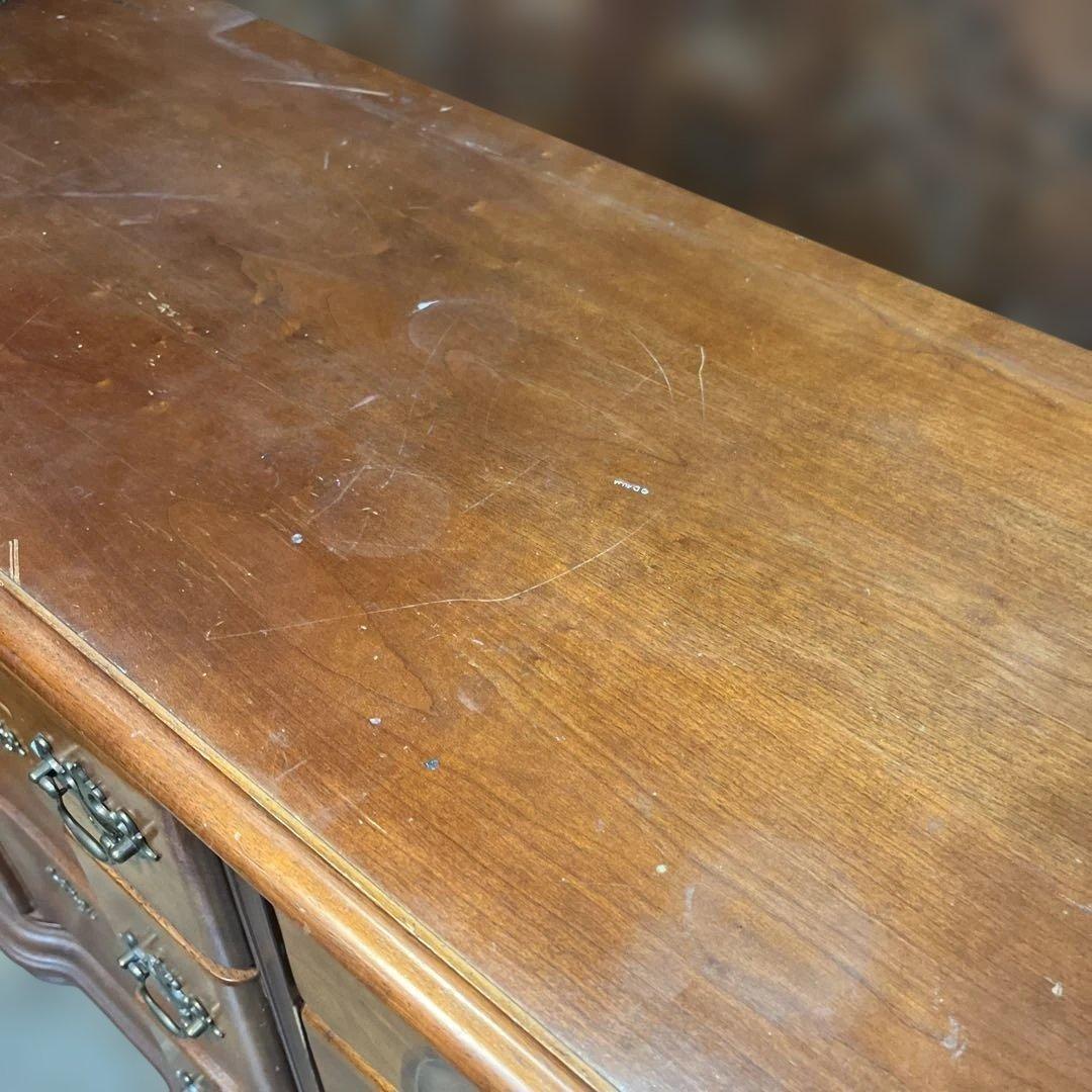 【ヨーロピアンチェスト】◆リゾート仕様◇天板難あり◇脚補修有◆