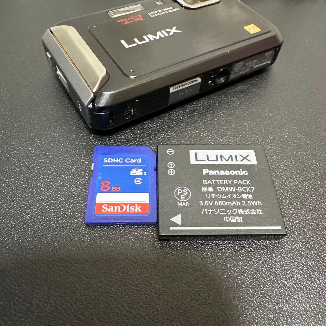 美品 PANASONIC LUMIX DMC-FT20動作品　防水デジタルカメラ