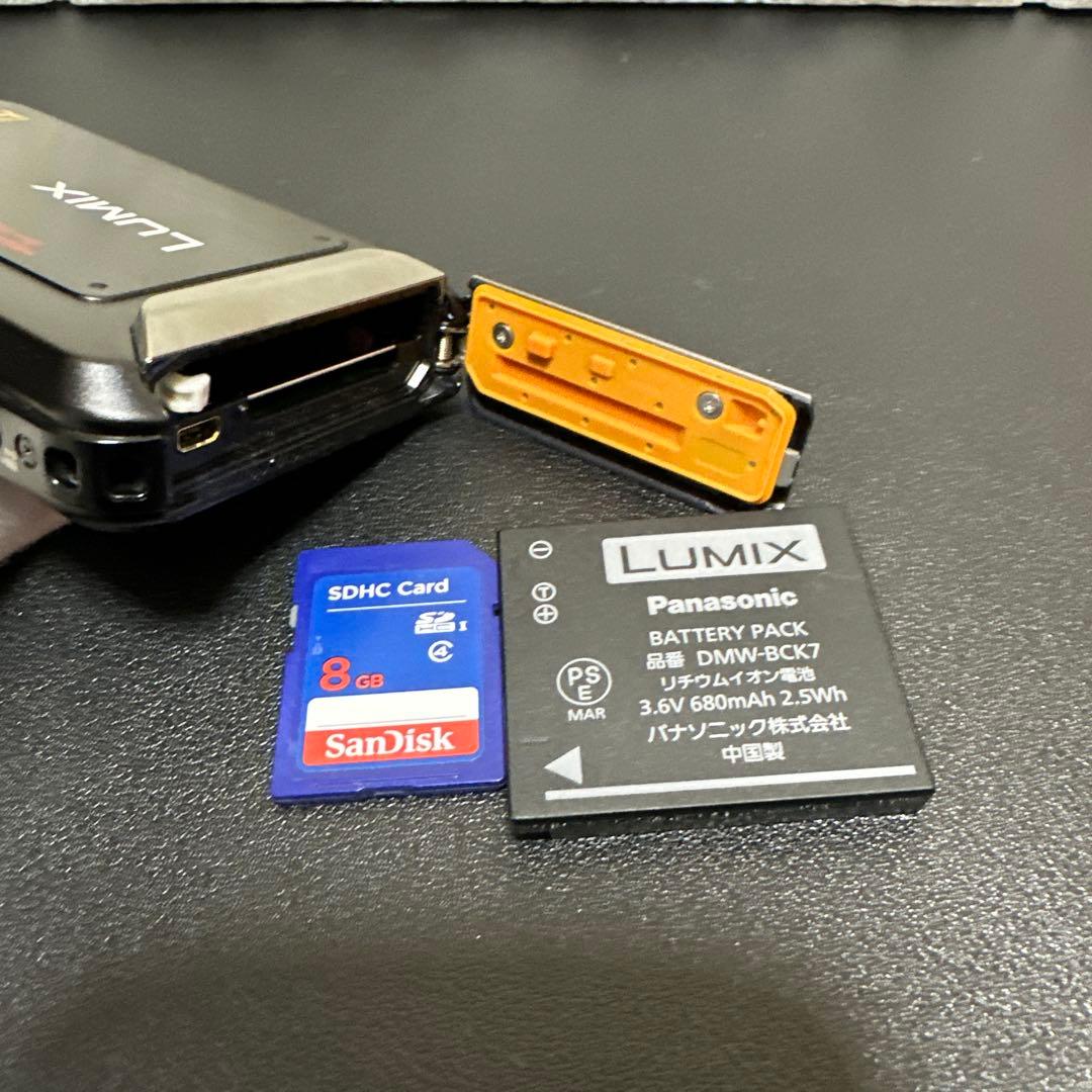 美品 PANASONIC LUMIX DMC-FT20動作品　防水デジタルカメラ