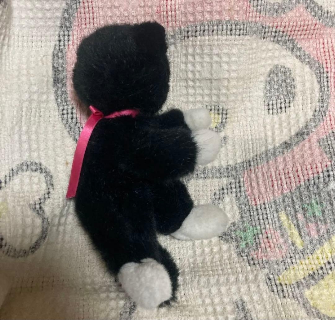 モンスイユ　 MAY BLUE シャム猫シリーズ　ルイ　黒猫 ぬいぐるみ