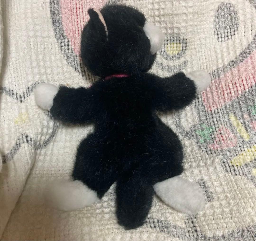 モンスイユ　 MAY BLUE シャム猫シリーズ　ルイ　黒猫 ぬいぐるみ