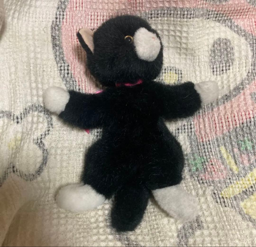 モンスイユ　 MAY BLUE シャム猫シリーズ　ルイ　黒猫 ぬいぐるみ