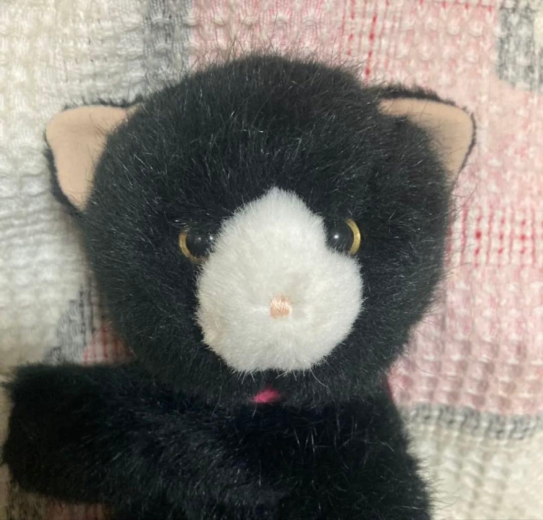 モンスイユ　 MAY BLUE シャム猫シリーズ　ルイ　黒猫 ぬいぐるみ