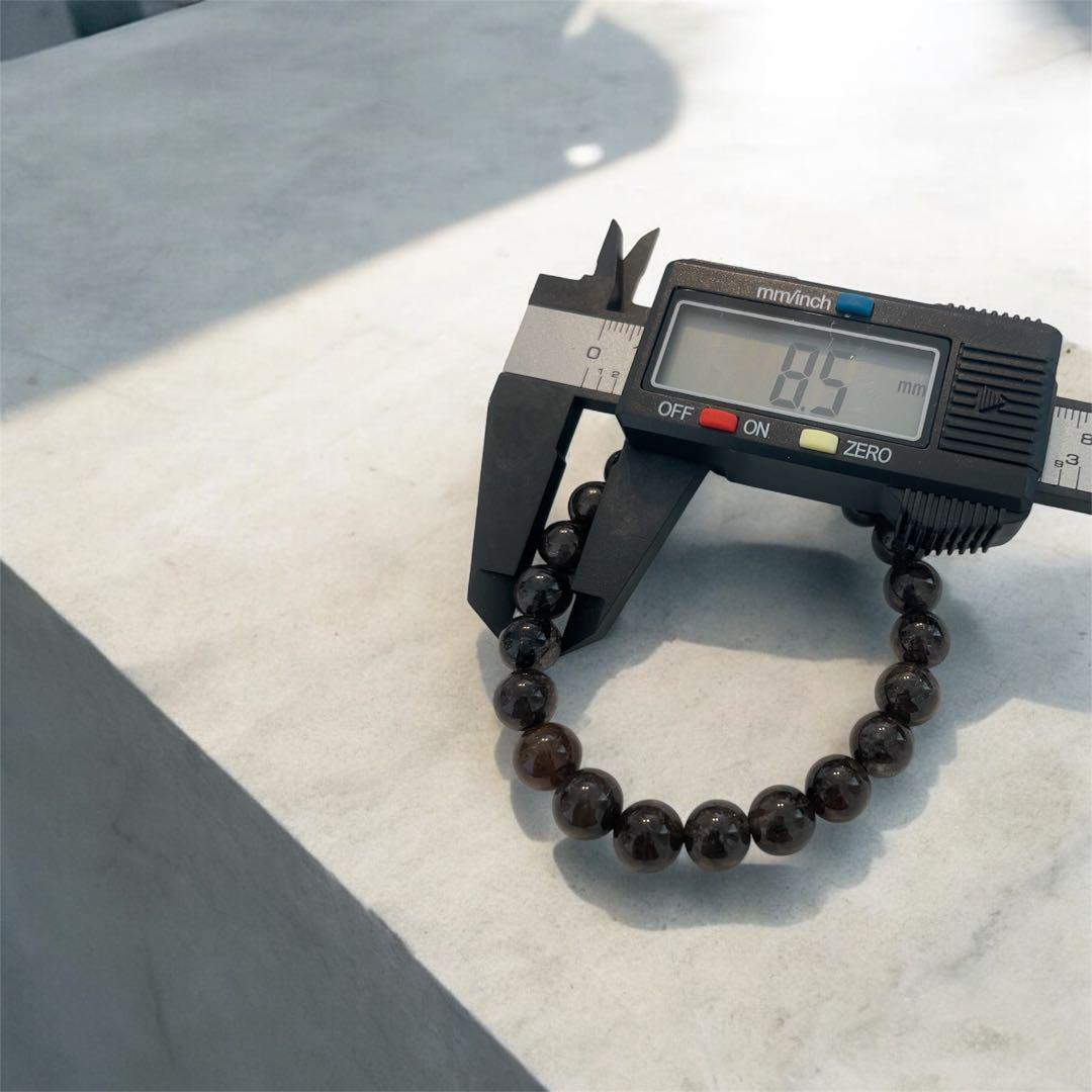 *✨宮古島で浄化✨* ブラックルチル　希少　天然石ブレスレット