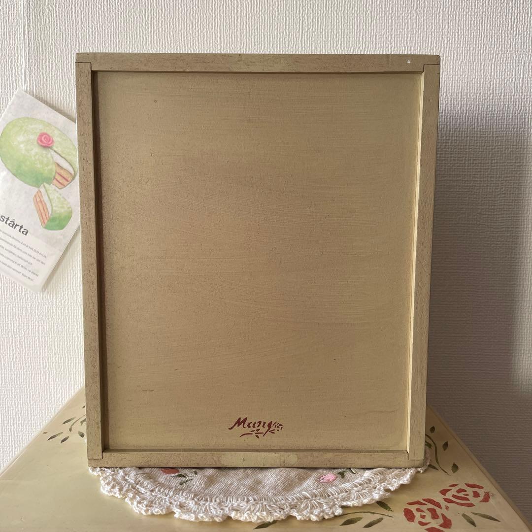 マニー　ステンシルローズ　引き出し♪小物入れ　木製