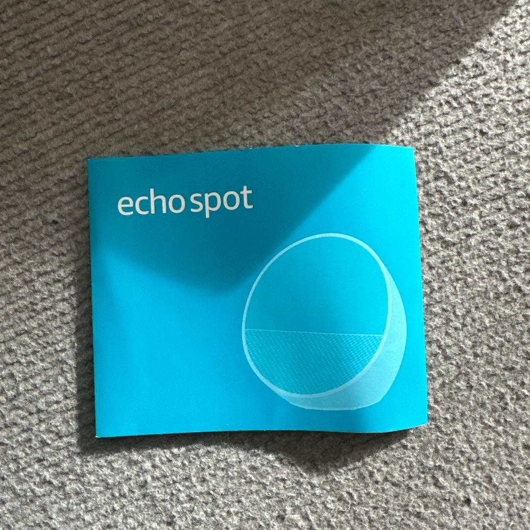 Amazonアマゾン　alexaアレクサ　echo spot