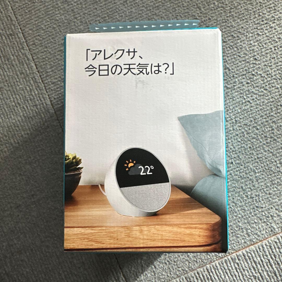 Amazonアマゾン　alexaアレクサ　echo spot