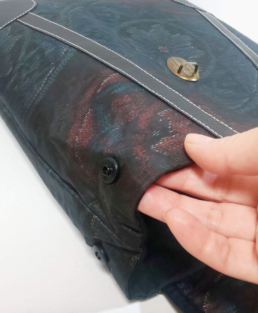 もりはは♪ハンドメイド*大島紬*リュックとバッグハンガー♪正絹