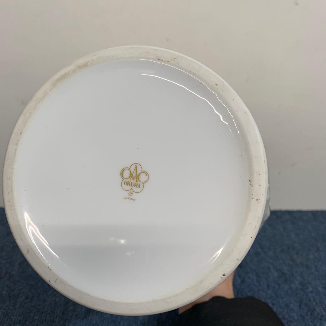 大倉陶園 OKURA 花瓶 高さ約26