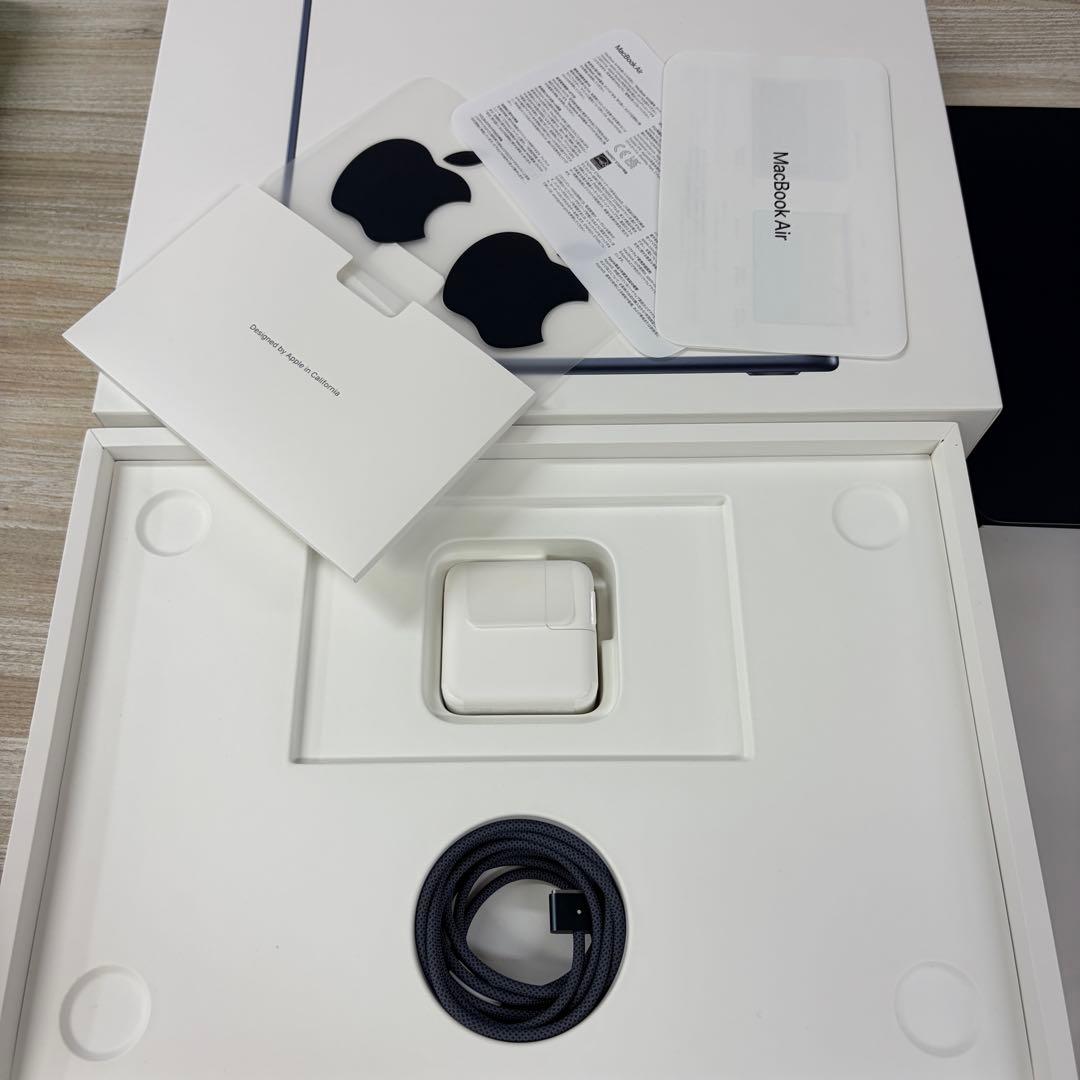 【Apple care加入】MacBook Air/M2/16GB/512GB
