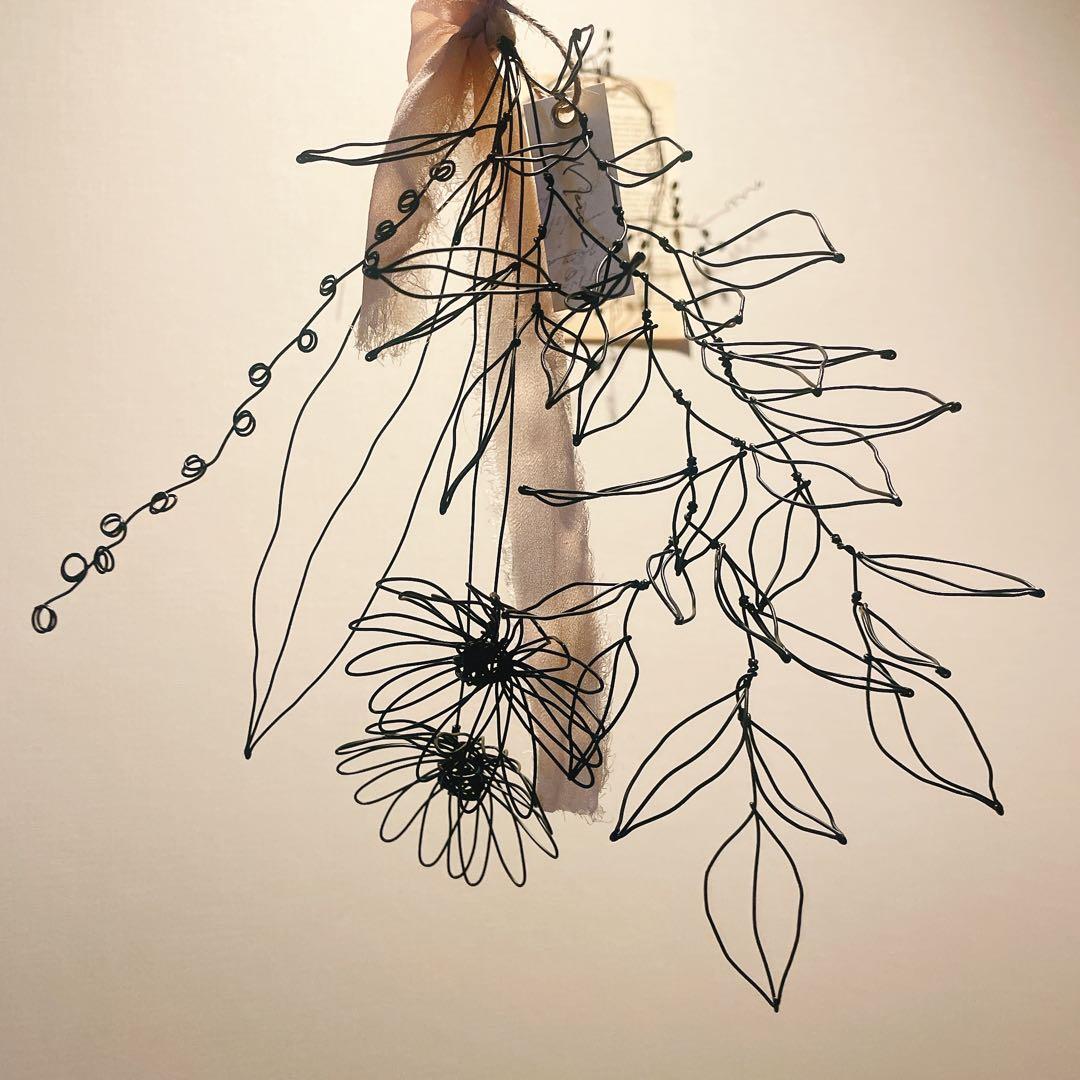 ✧︎*一点物✧︎*立体 ガーベラのボタニカルスワッグ ワイヤークラフト #39