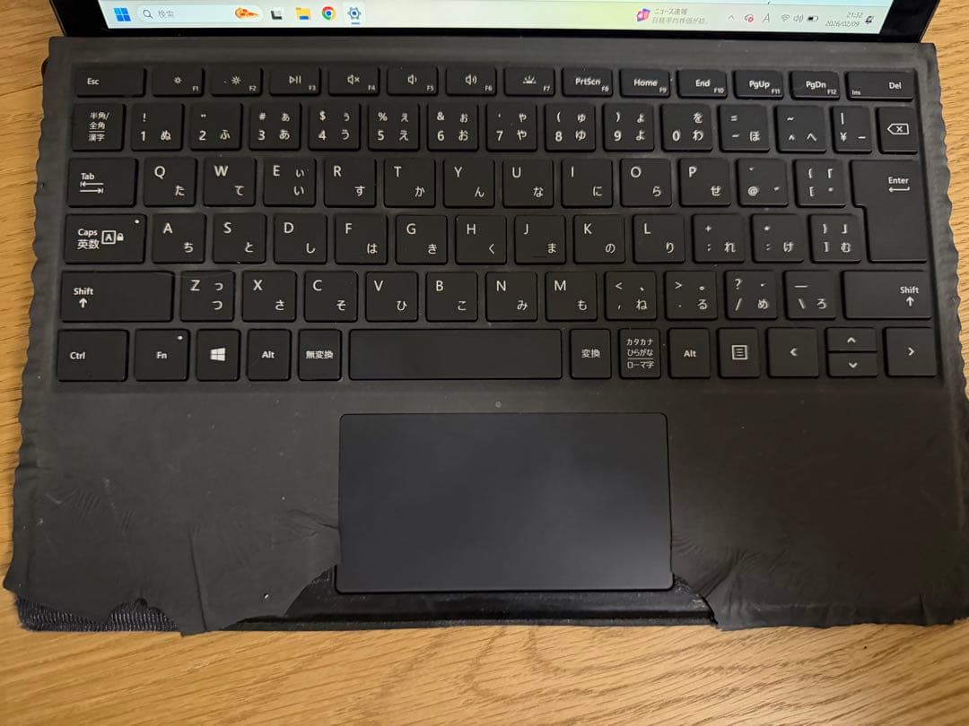 surface pro 6 ノートPC バッテリー残量64% タブレット