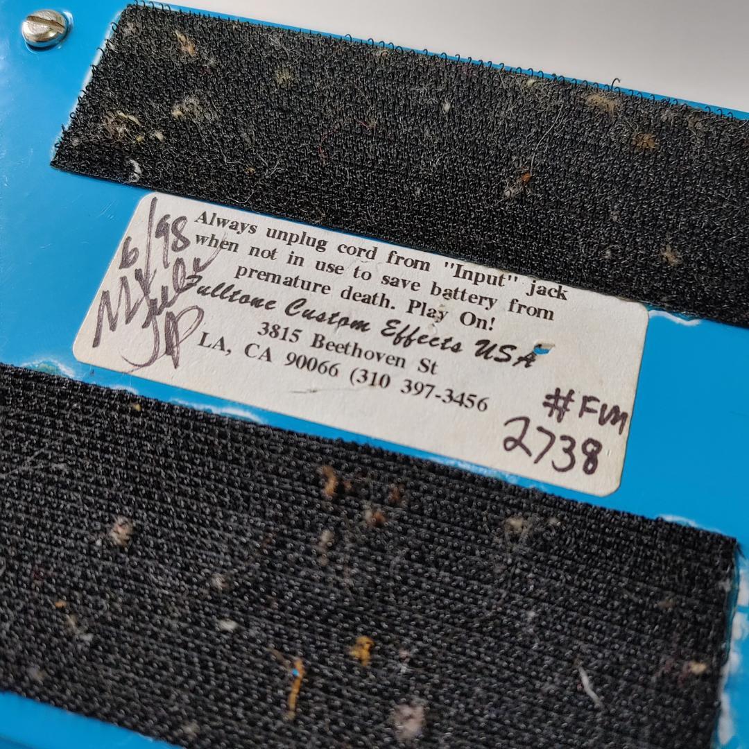 【訳あり】Fulltone FullDrive2 青 Pull-Comp Cut