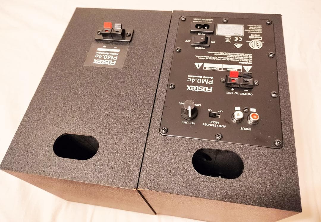 【動作良好】FOSTEX PM0.4c モニタースピーカーペア 【訳あり・格安】