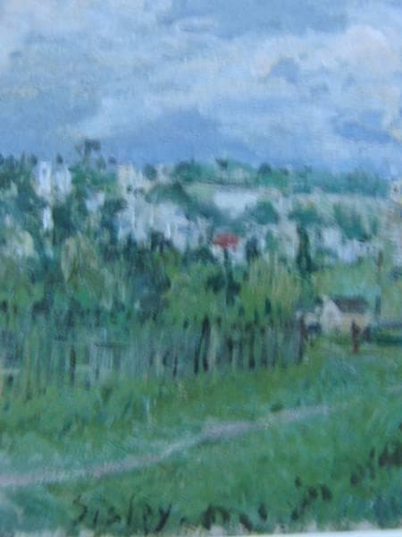 アルフレッド・シスレー 、Alfred Sisley、サンクール近くのセーヌ川