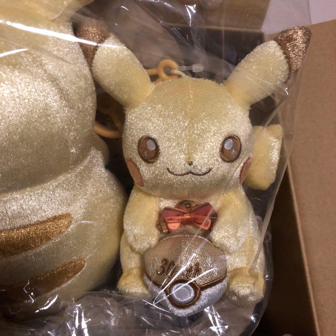 ポケモン30周年記念 ぬいぐるみ ピカピカ！ピカチュウ　２点セット 新品未開封