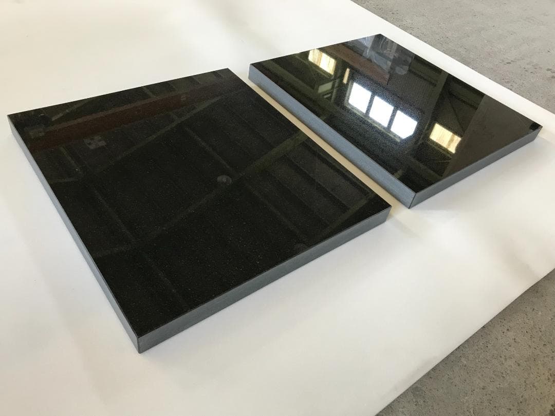 【天庭】高級 天然黒御影石 ●特注作業台・オーディオボード● 2枚●送料込
